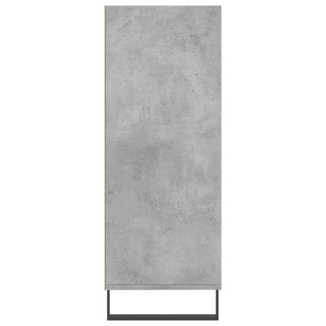 Schappenkast 69,5x32,5x90 cm bewerkt hout betongrijs 5