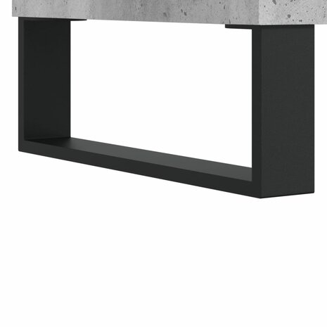 Schappenkast 69,5x32,5x90 cm bewerkt hout betongrijs 7