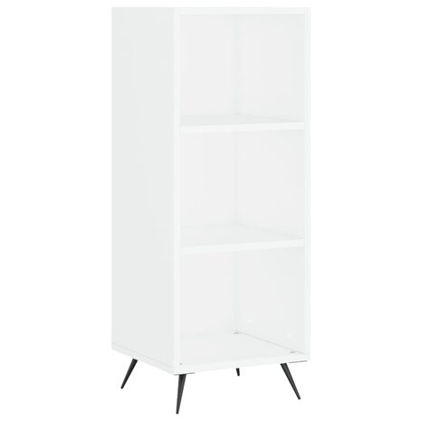 Schappenkast 34,5x32,5x90 cm bewerkt hout wit 2