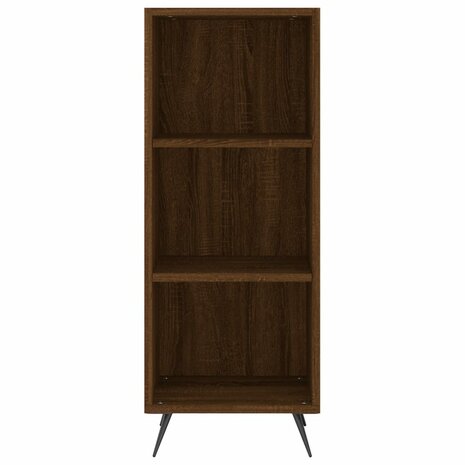 Schappenkast 34,5x32,5x90 cm bewerkt hout bruin eikenkleur 4
