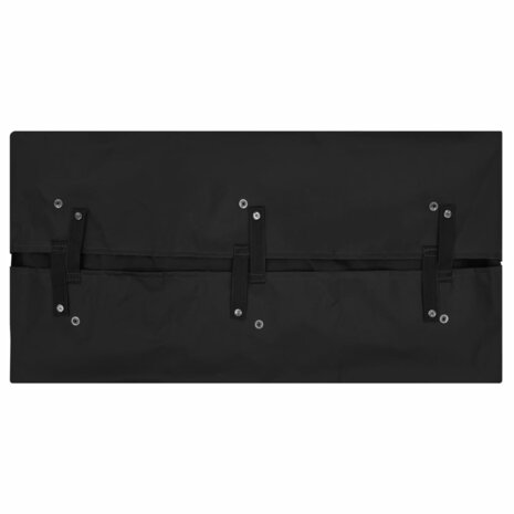 Tuinwagenvoering 81x41x40 cm stof zwart 2
