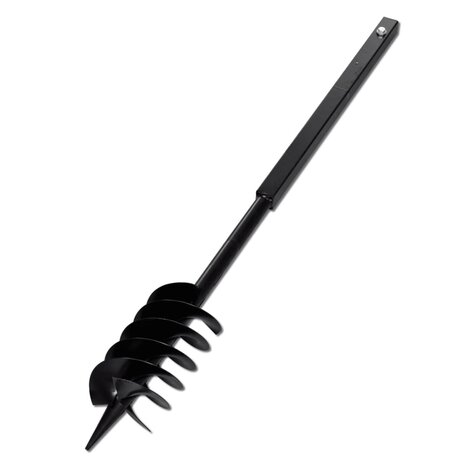 Grondboor met handvat 120 mm en verlengstukken 5 m (staal) 4