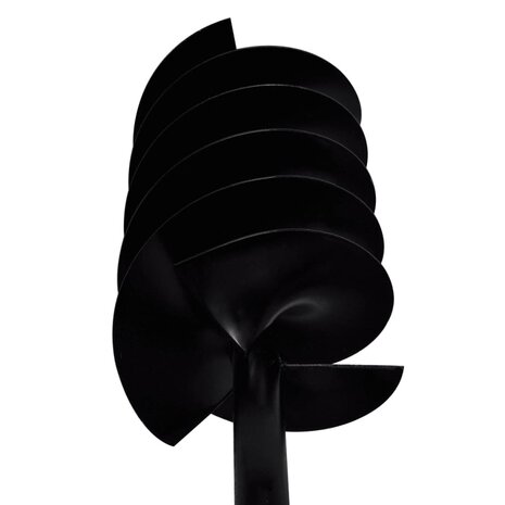 Grondboor met handvat 150 mm en verlengstukken 9 m (staal) 6