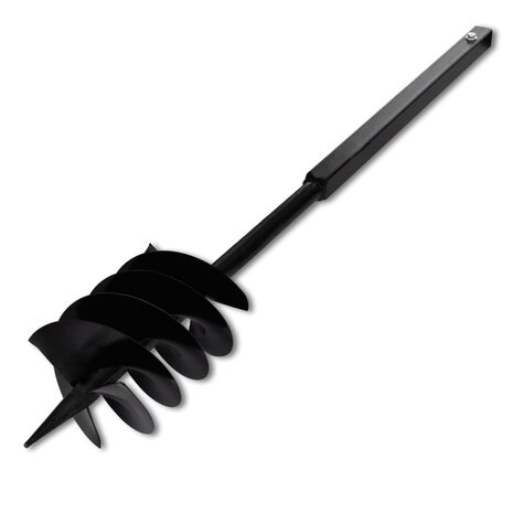 Grondboor met handvat 180 mm en verlengstukken 9 m (staal) 4