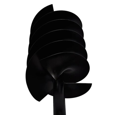 Grondboor met handvat 180 mm en verlengstukken 9 m (staal) 6