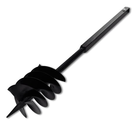 Grondboor met handvat 180 mm en verlengstukken 13 m (staal) 4
