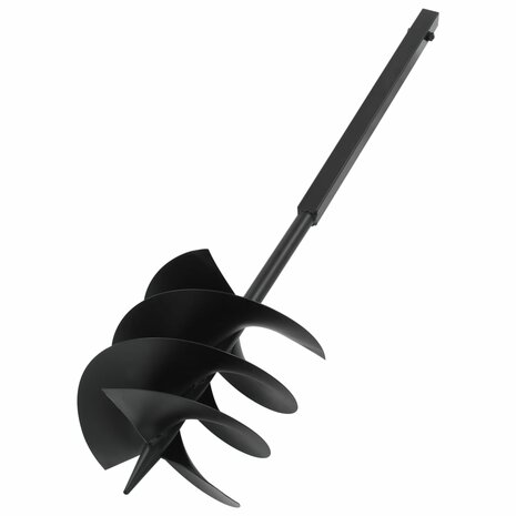 Grondboor met handvat 250 mm met verlengbuis 8 m staal 3