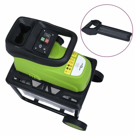 Tuinhakselaar elektrisch met verzamelbak 2800 W 6