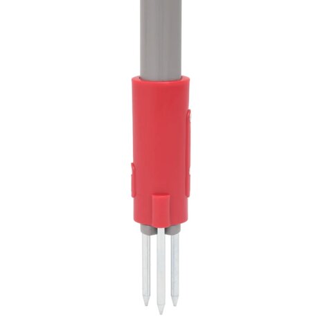 Onkruidsteker 93,5 cm gepoedercoat staal rood en grijs 4