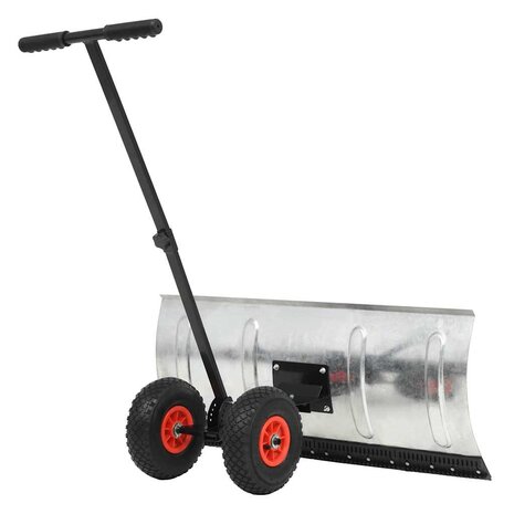 Sneeuwploeg handbediend met wielen 100x44 cm 2