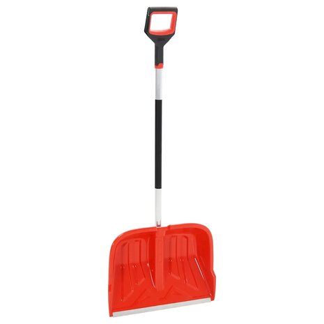 Sneeuwschep 136 cm aluminium rood 1