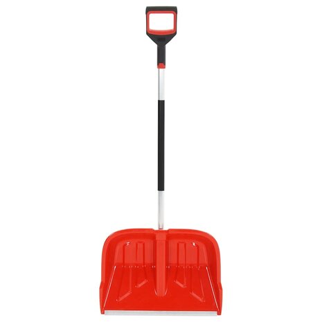 Sneeuwschep 136 cm aluminium rood 2