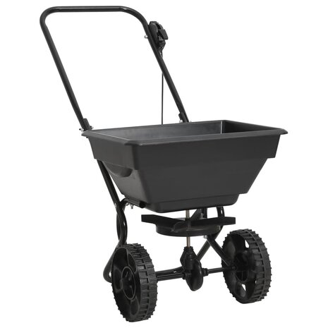 Strooiwagen duwmodel 15 L 92x46x70 cm PVC en staal 1