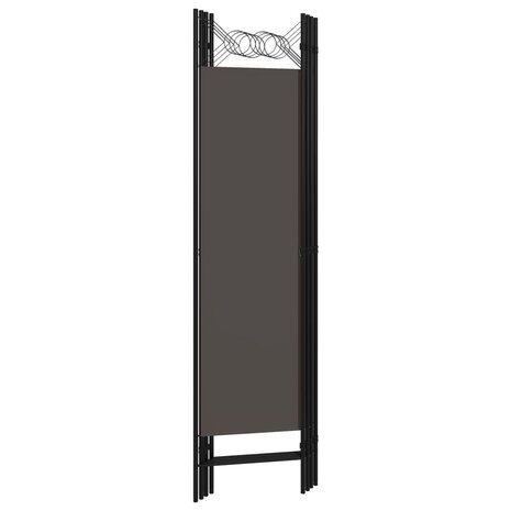 Kamerscherm met 4 panelen 160x180 cm antraciet 4