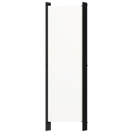 Kamerscherm met 4 panelen 200x180 cm wit  4