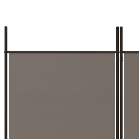 Kamerscherm met 3 panelen 150x200 cm stof antracietkleurig 7