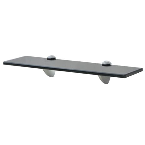 Zwevend schap 40x10 cm 8 mm glas 1
