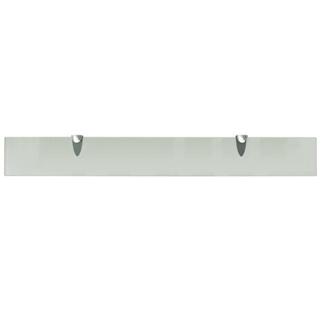 Zwevend schap 80x10 cm 8 mm glas 3