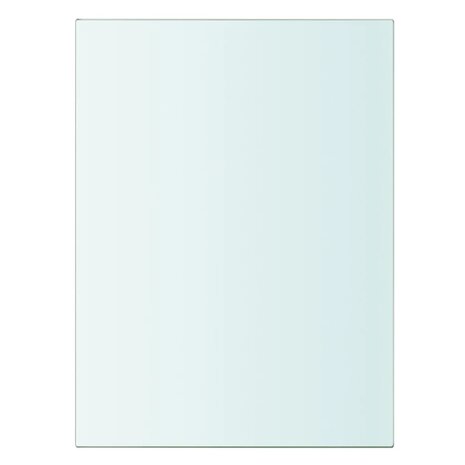 Wandschap transparant 20x15 cm glas 2