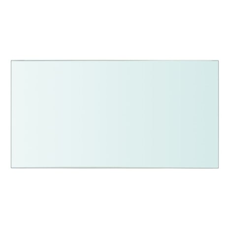 Wandschap transparant 30x15 cm glas 2