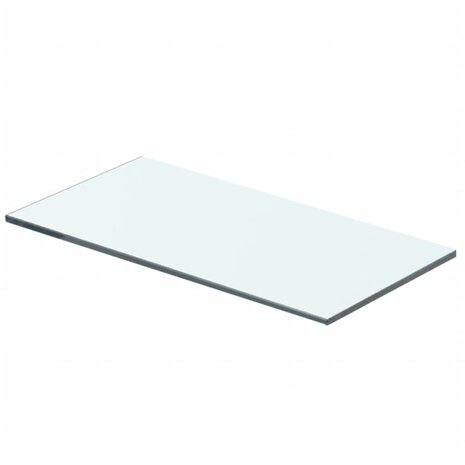 Wandschap transparant 40x15 cm glas 1