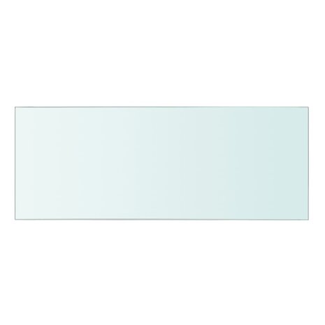 Wandschap transparant 40x15 cm glas 2