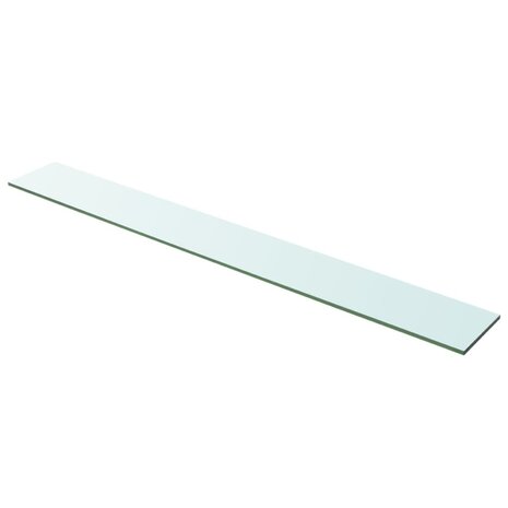 Wandschap transparant 100x12 cm glas 1