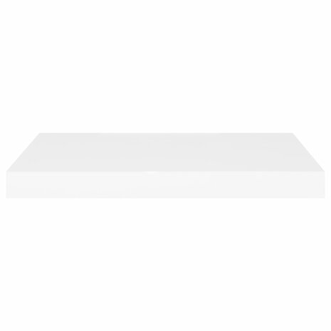 Wandschap zwevend 60x23,5x3,8 cm MDF wit 4