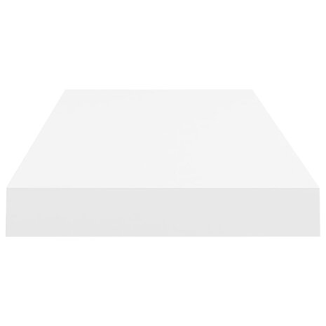 Wandschap zwevend 60x23,5x3,8 cm MDF wit 5