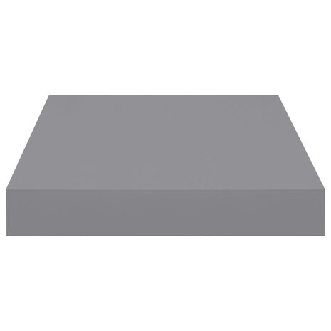 Wandschap zwevend 23x23,5x3,8 cm MDF grijs 4