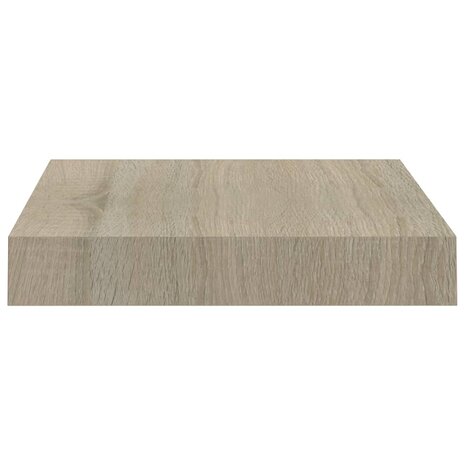 Wandschap zwevend 23x23,5x3,8 cm MDF eikenkleur 5