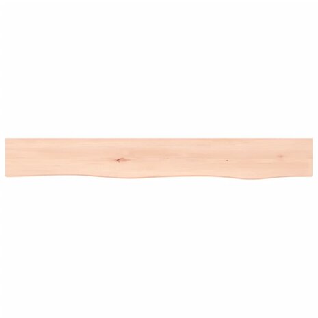 Wandschap 80x10x4 cm onbehandeld massief eikenhout 4