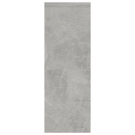 Wandschap 45,1x16x45,1 cm bewerkt hout betongrijs 5
