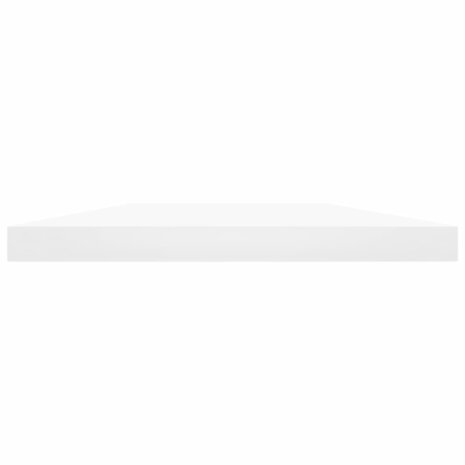 Wandschappen 4 st 60x10x1,5 cm bewerkt hout wit 3