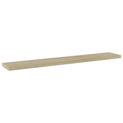 Wandschappen 4 st 60x10x1,5 cm spaanplaat sonoma eikenkleurig 2