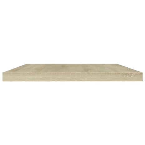 Wandschappen 4 st 60x10x1,5 cm spaanplaat sonoma eikenkleurig 3