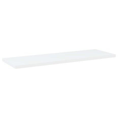 Wandschappen 4 st 60x20x1,5 cm bewerkt hout wit 2