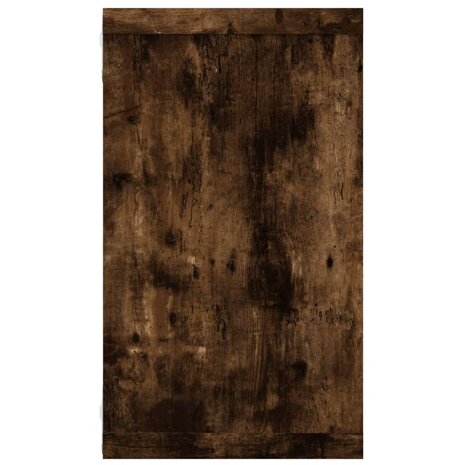 Wandschappen kubus 2 st 80x15x26,5 cm hout gerookt eikenkleurig 7