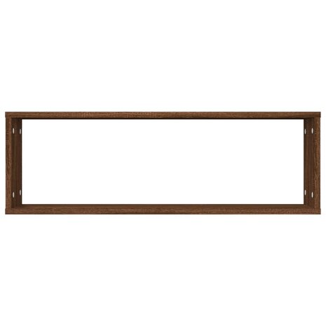 Wandschappen kubus 2 st 80x15x26,5 cm bewerkt hout bruineiken 6
