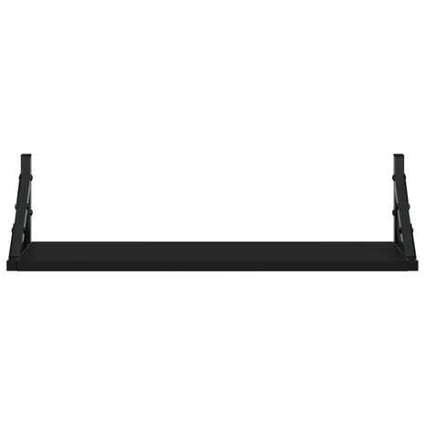 Wandschappen 2 st 60x15x15,5 cm zwart 5
