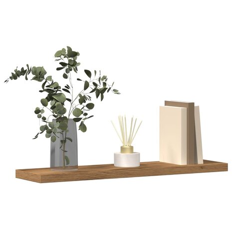 Wandschappen 4 st 40x20x1,5 cm bewerkt hout artisanaal eiken 1