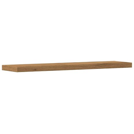 Wandschappen 4 st 40x20x1,5 cm bewerkt hout artisanaal eiken 4