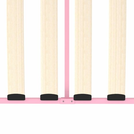 Slaapbankframe metaal roze 90x200 cm 7