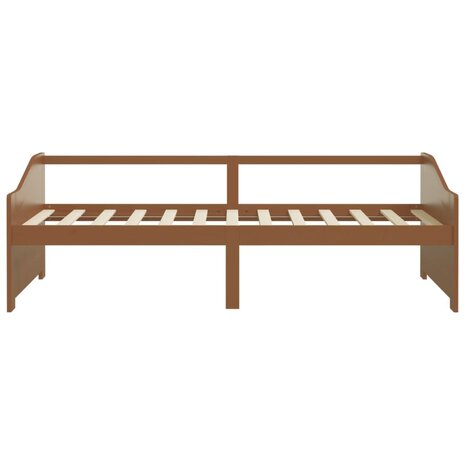 Bedbank 3-zits massief grenenhout honingbruin 90x200 cm 4