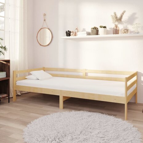 Slaapbank massief grenenhout 90x200 cm 1