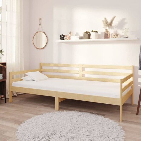 Slaapbank massief grenenhout 90x200 cm 1