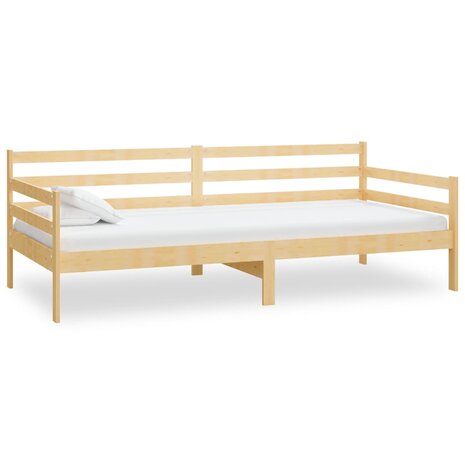 Slaapbank massief grenenhout 90x200 cm 2