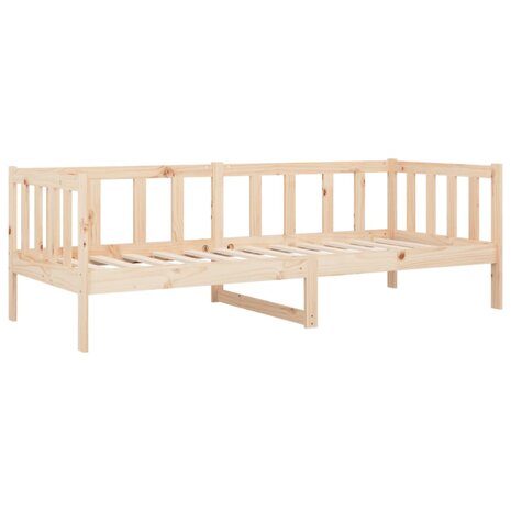 Slaapbank zonder matras 90x190 cm massief grenenhout 7