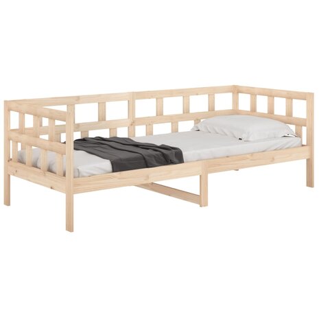 Slaapbank massief grenenhout 90x200 cm 6