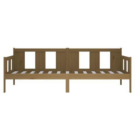 Slaapbank massief grenenhout honingbruin 80x200 cm 7